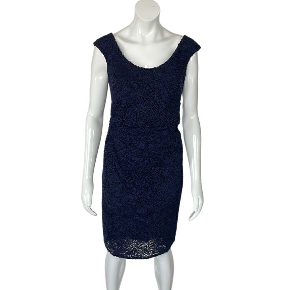 ESCADA Textured Lace Dress wBuilt-in Bra
